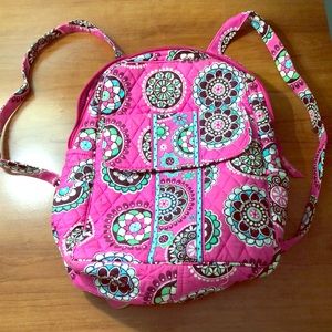 Pink Vera Bradley Backpack